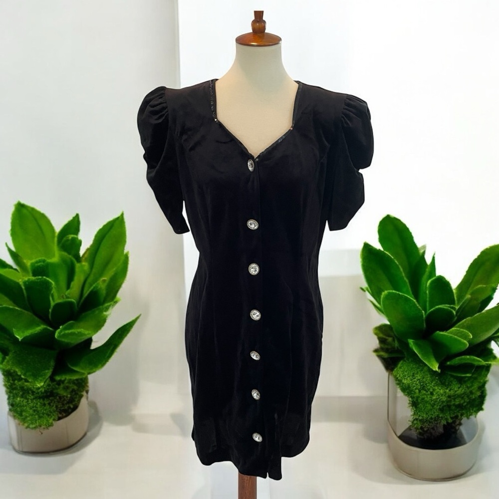 Vintage Elegant Black‎ Dress